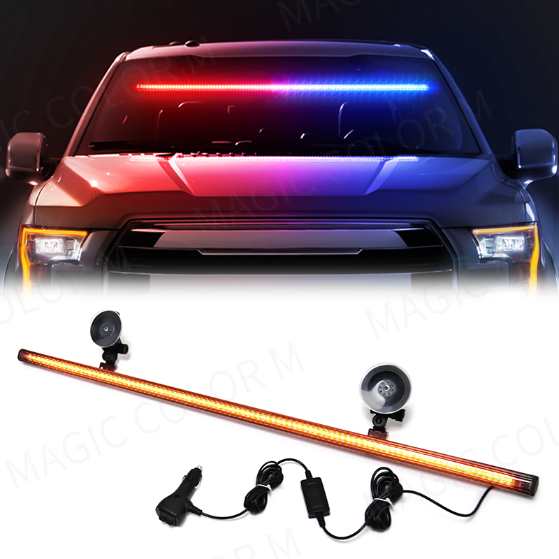 Sos Light Strobe - شريط إضاءة أمامي للسيارة بـ 96