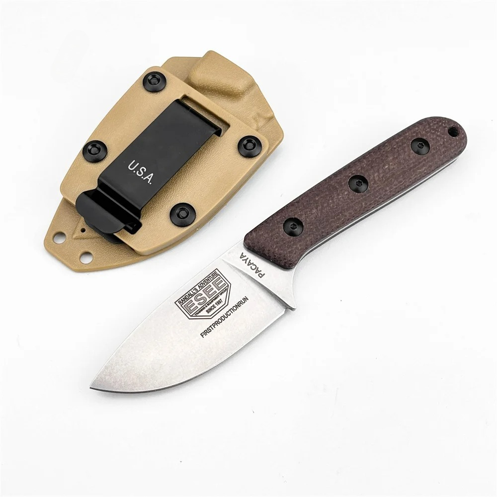 Bushcraft Knife Fixed - سكين نجاة خارجي ذو نصل ثابت،
