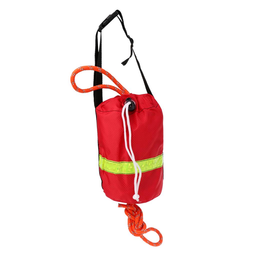 Rescue Rope Throw - حقيبة إنقاذ عاكسة للضوء مع حبل،