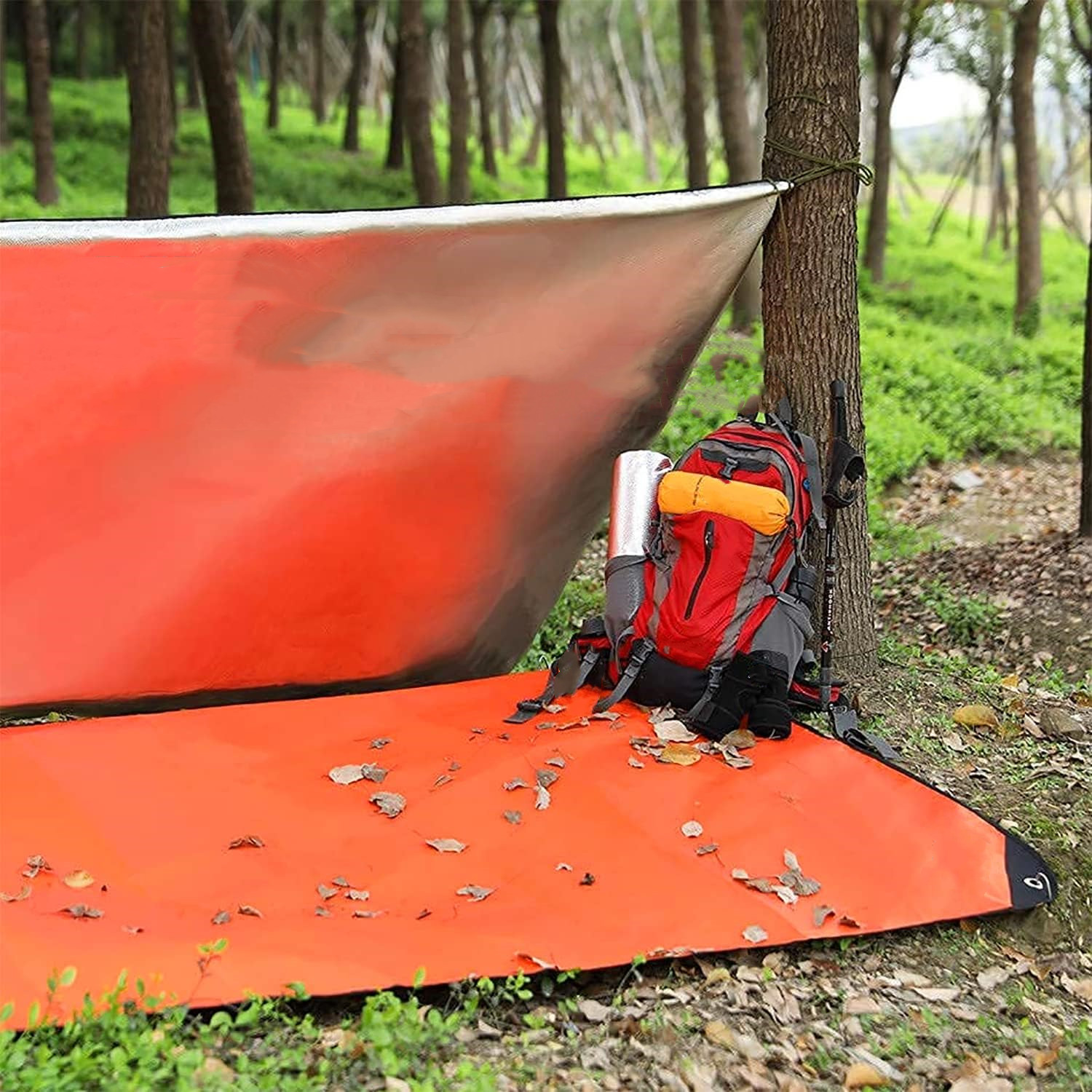 Survival Blanket Reflective - بطانية بقاء للخدمة الشاقة ، بطانية