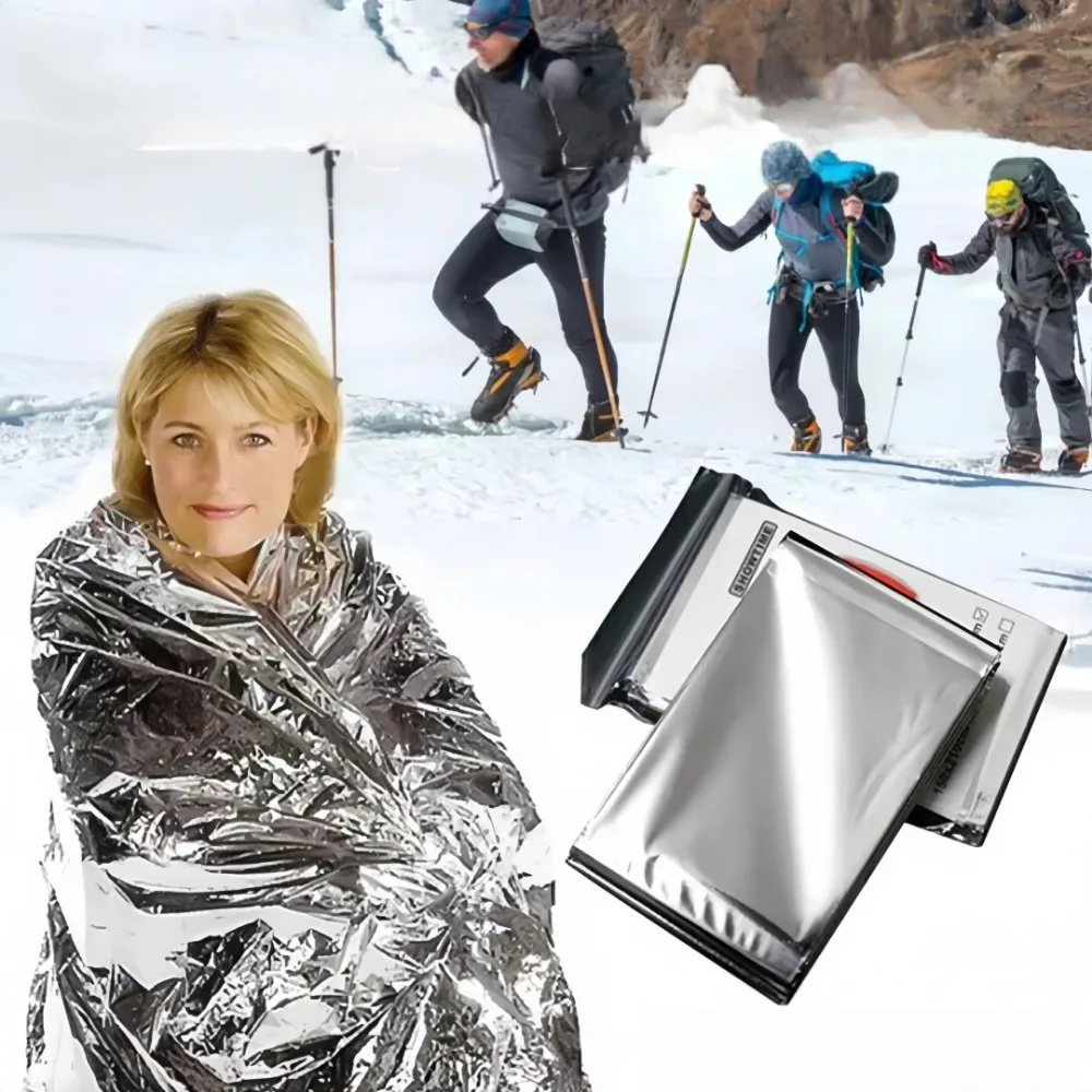 Survival Blanket Reflective - بطانية نجاة للطوارئ من YITAPE، بطانية