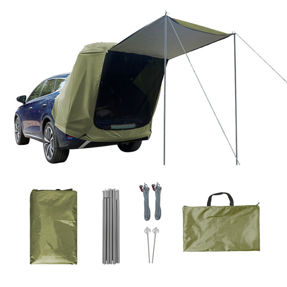 Emergency Mylar Tent - خيمة خلفية للسيارة مع مظلة ،