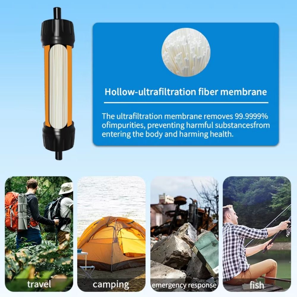 Water Purification Straw - فلتر مياه صغير محمول على شكل
