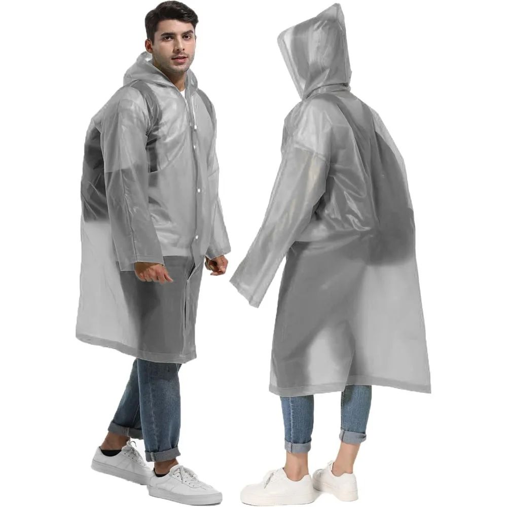 Emergency Poncho Rain - ﻿ معطف مطر خفيف الوزن قابل