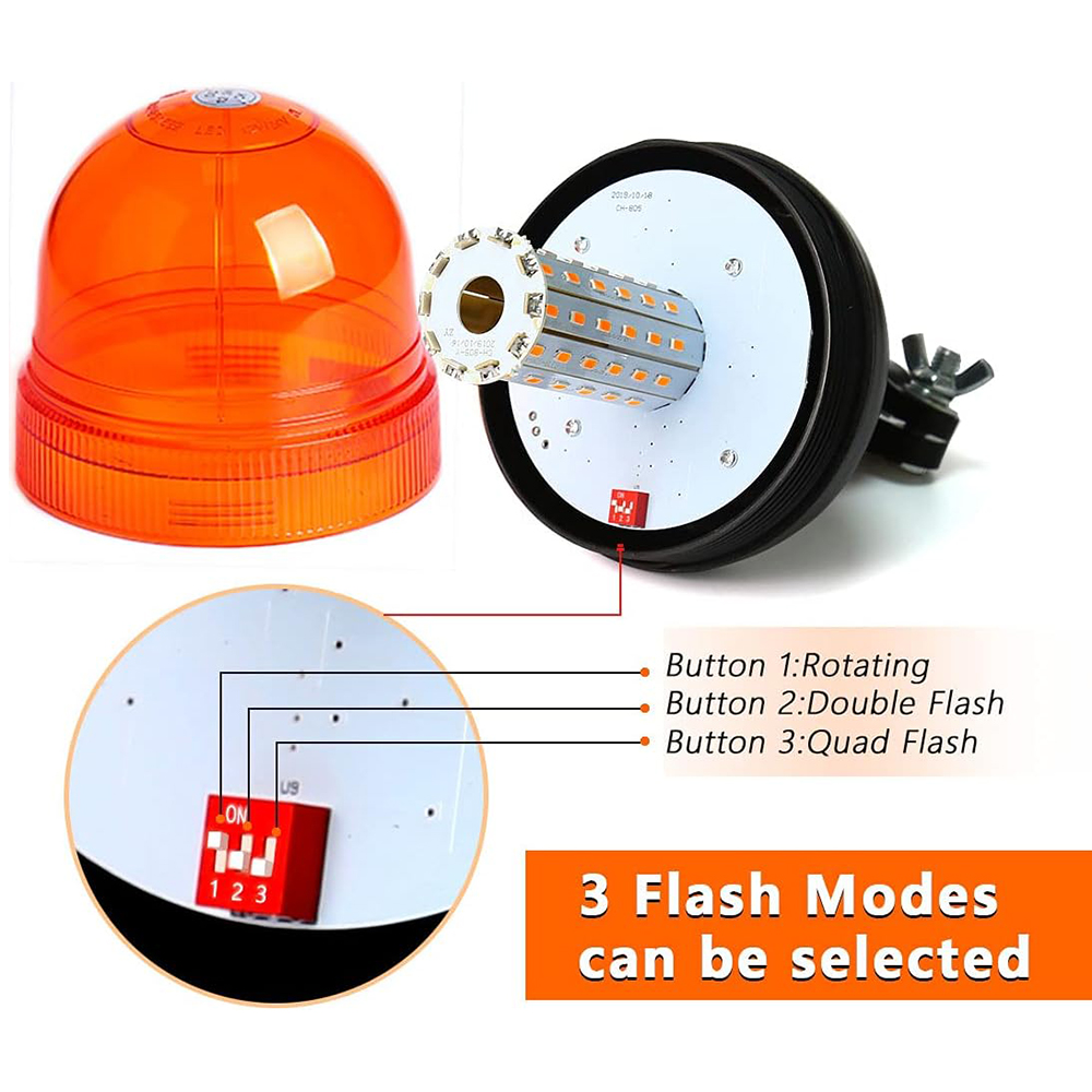 مصباح تحذير وامض بـ60 لمبة LED - مراجعة Sos Light Strobe وسعره