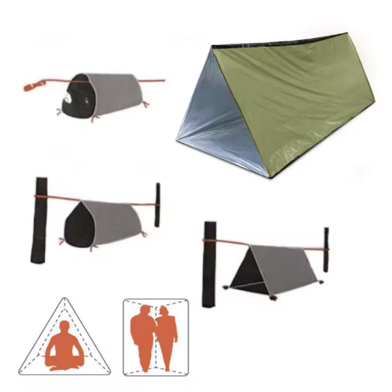 خيمة طوارئ أنبوبية من المايلار - مراجعة Emergency Mylar Tent وسعره