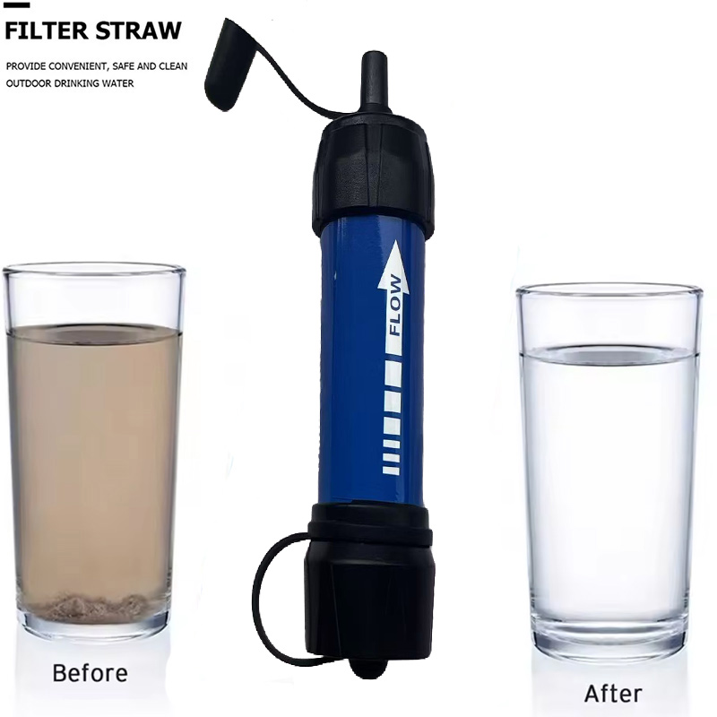 منقي مياه محمول للطوارئ للمشي  - مراجعة Water Purification Straw وسعره