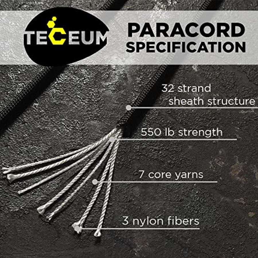 حبل باراكورد 5/32 بوصة، 1000 ق - مراجعة Para Cord 1000Ft وسعره