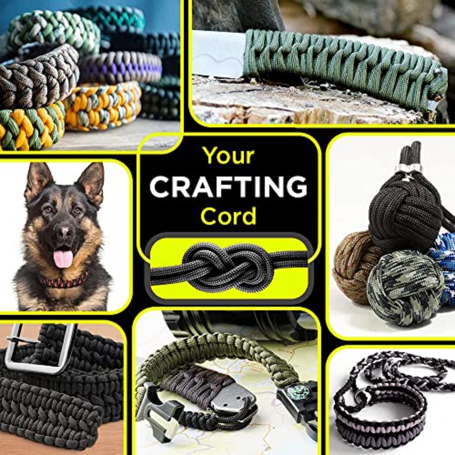 حبل باراكورد 5/32 بوصة، 1000 ق - مراجعة Para Cord 1000Ft وسعره