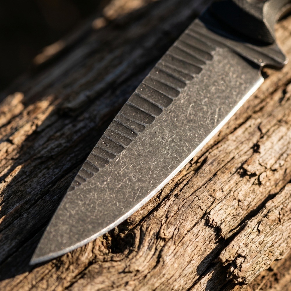 سكين بوشكرافت ذو نصل كامل من ف - مراجعة Bushcraft Knife Fixed وسعره