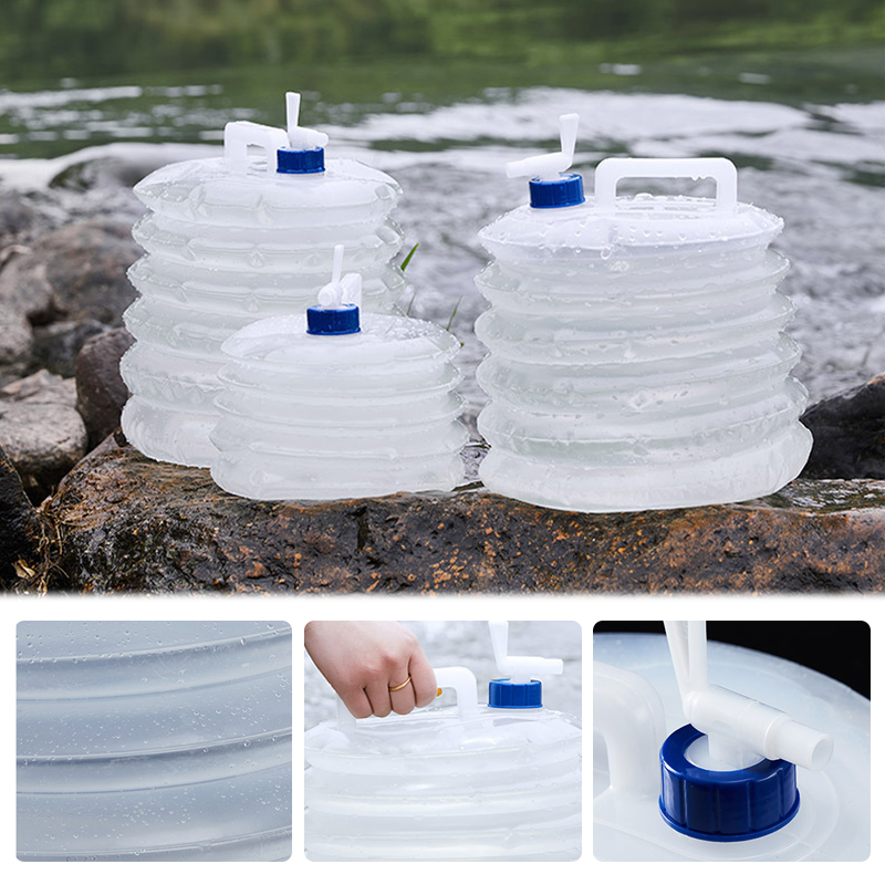 دلو سيارة قابل للطي من سيميتال - مراجعة Water Bag Collapsible وسعره