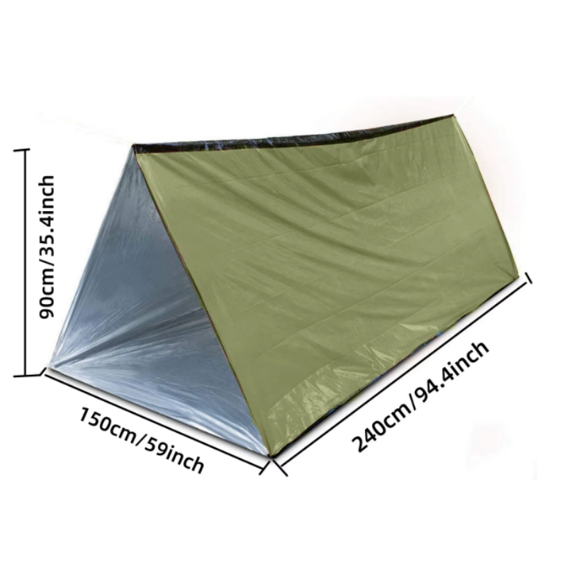 خيمة طوارئ قابلة لإعادة الاستخ - مراجعة Emergency Mylar Tent وسعره