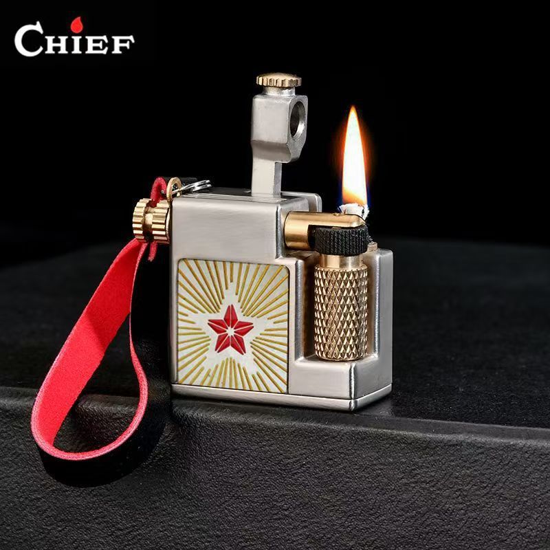 ولاعة CHIEF 715 مربعة صغيرة بذ - مراجعة Fire Starting Kit وسعره