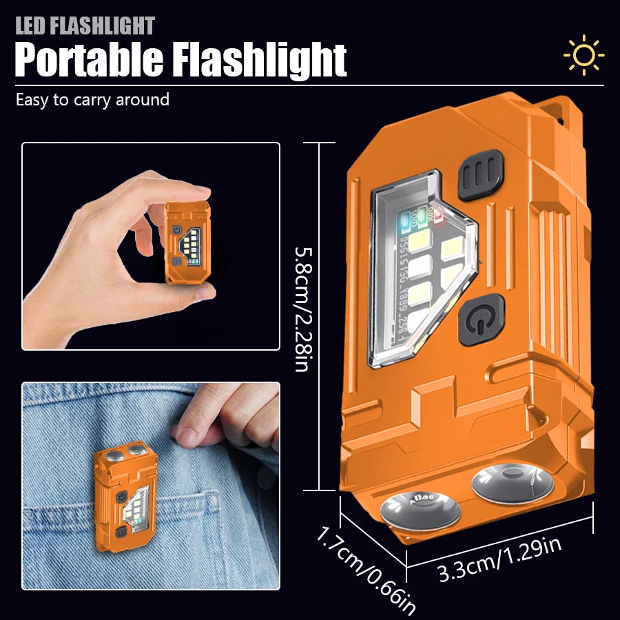 سلسلة مفاتيح صغيرة EDC مصباح ي - مراجعة Fishing Kit Compact وسعره