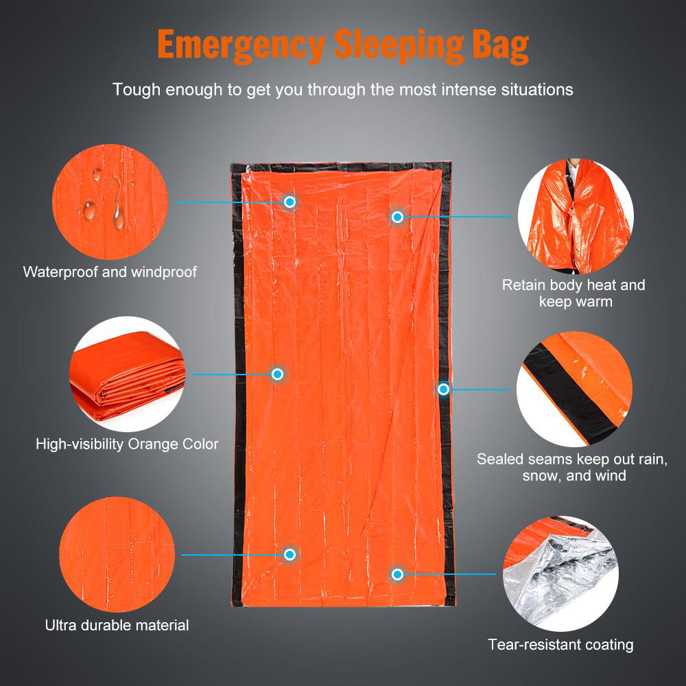 بطانية طوارئ حرارية قابلة لإعا - مراجعة Emergency Mylar Tent وسعره