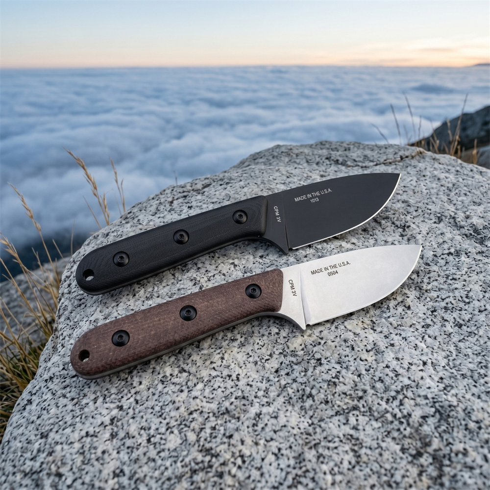 سكين نجاة خارجي ذو نصل ثابت، ب - مراجعة Bushcraft Knife Fixed وسعره