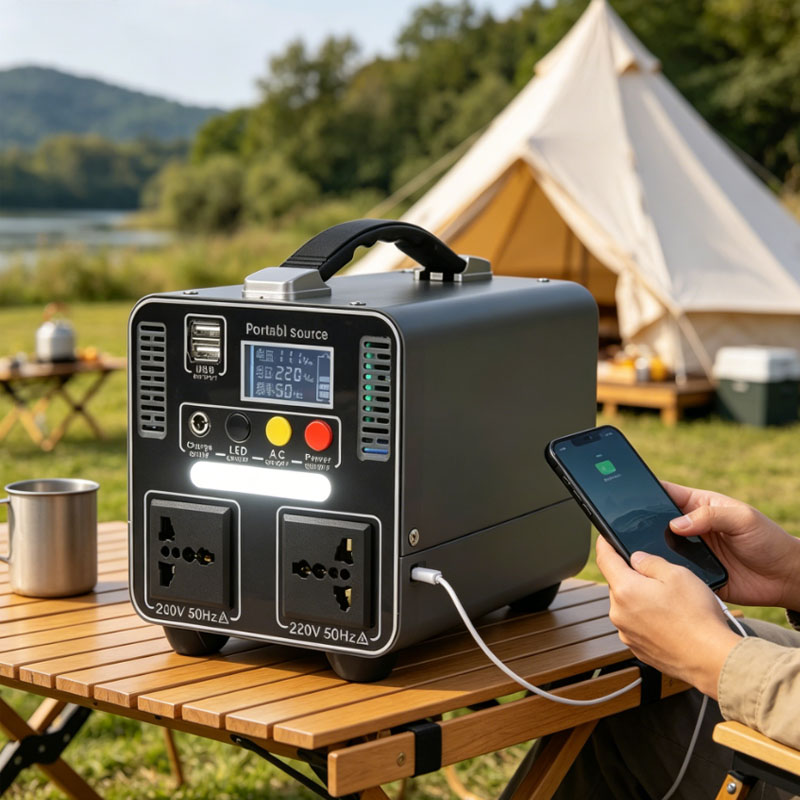 محطة طاقة محمولة 300 واط 166.5 - مراجعة Solar Emergency Charger وسعره