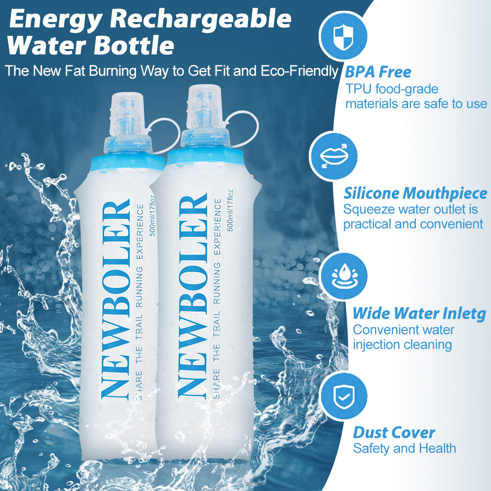 150/250/300/500/750 مللي في ال - مراجعة Water Bag Collapsible وسعره