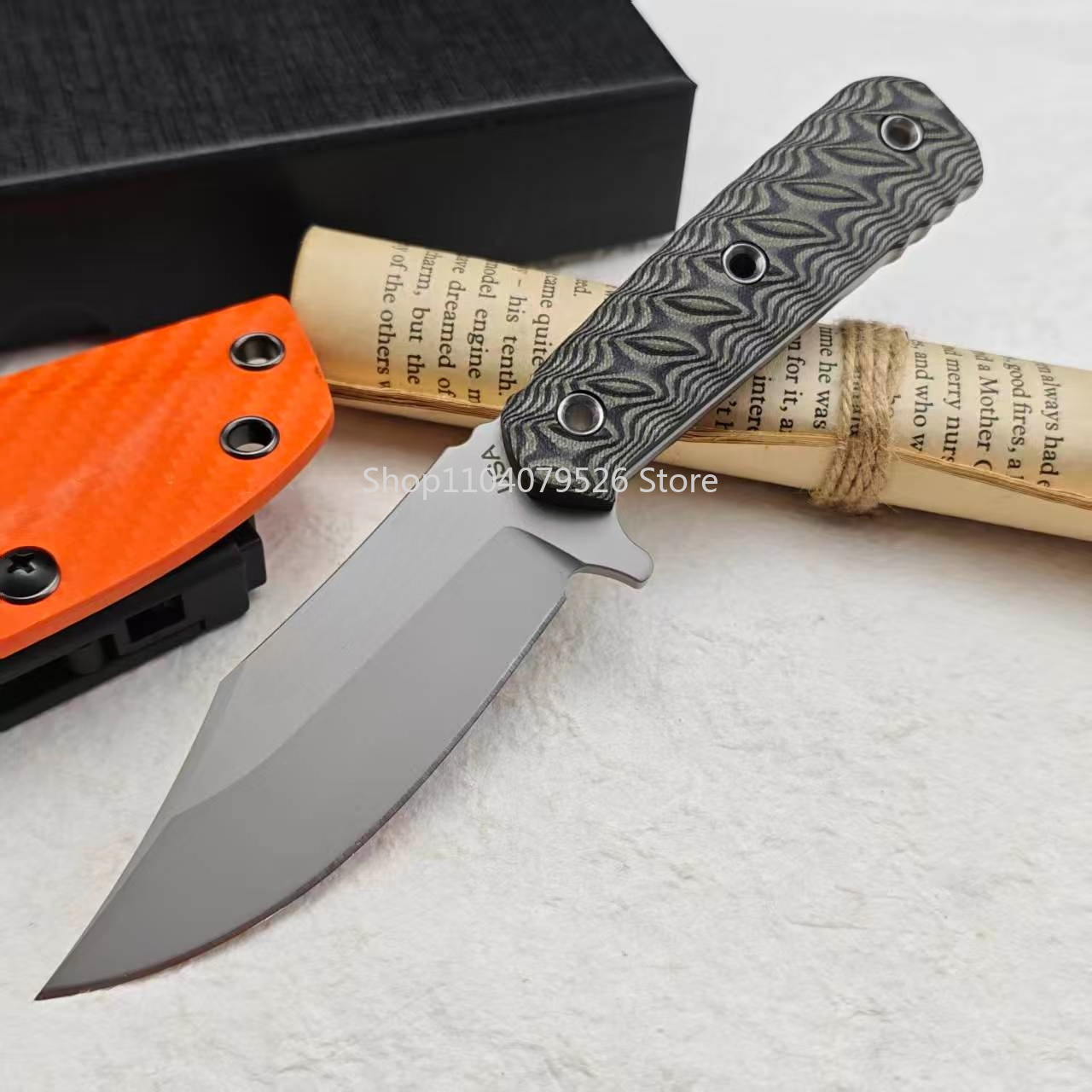 سكين RMJ ذو نصل ثابت للاستخدام - مراجعة Bushcraft Knife Fixed وسعره