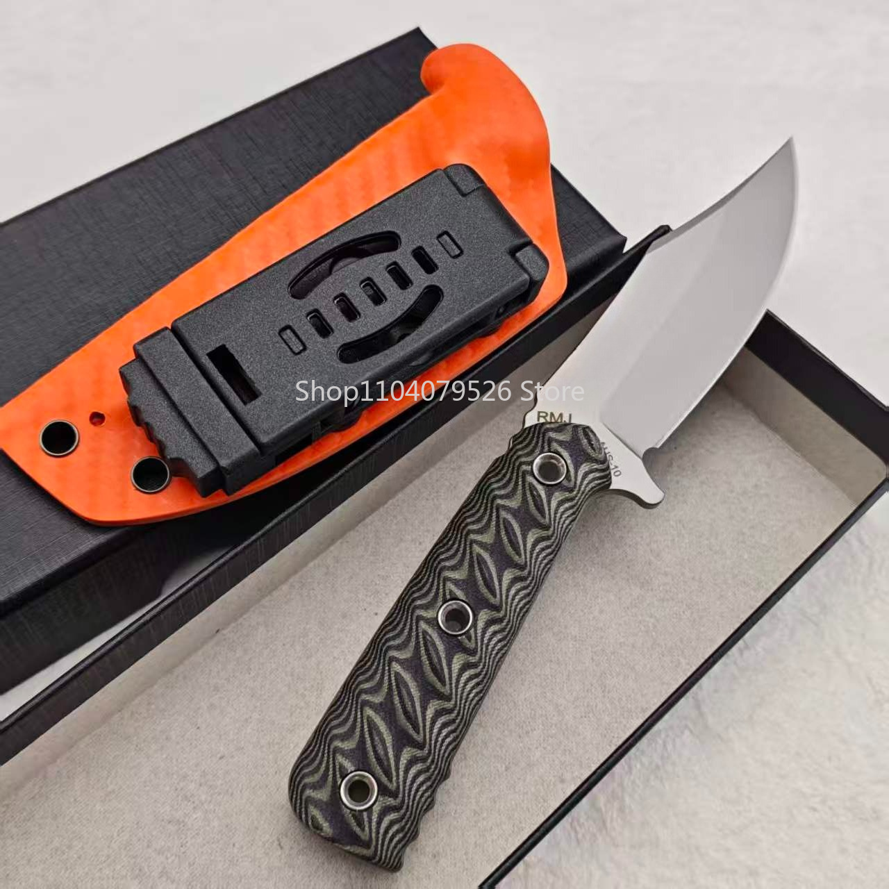 سكين RMJ ذو نصل ثابت للاستخدام - مراجعة Bushcraft Knife Fixed وسعره