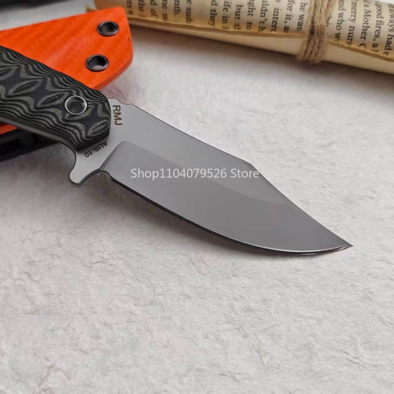 سكين RMJ ذو نصل ثابت للاستخدام - مراجعة Bushcraft Knife Fixed وسعره