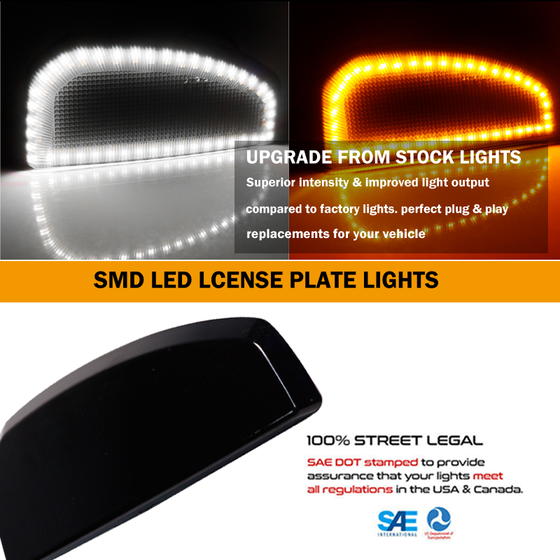 2 قطعة مصابيح LED للمرآة الجان - مراجعة Signal Panel Orange وسعره