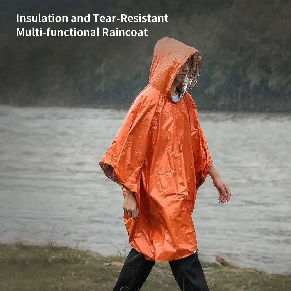 معطف واق من المطر في حالات الط - مراجعة Emergency Poncho Rain وسعره