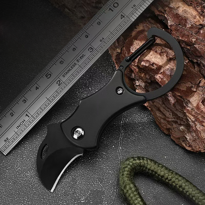 جديد سلسلة مفاتيح صغيرة سكين ج - مراجعة Bushcraft Knife Fixed وسعره