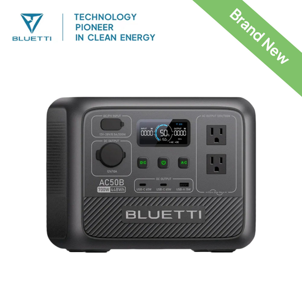 محطة طاقة محمولة BLUETTI AC50B - مراجعة Solar Emergency Charger وسعره