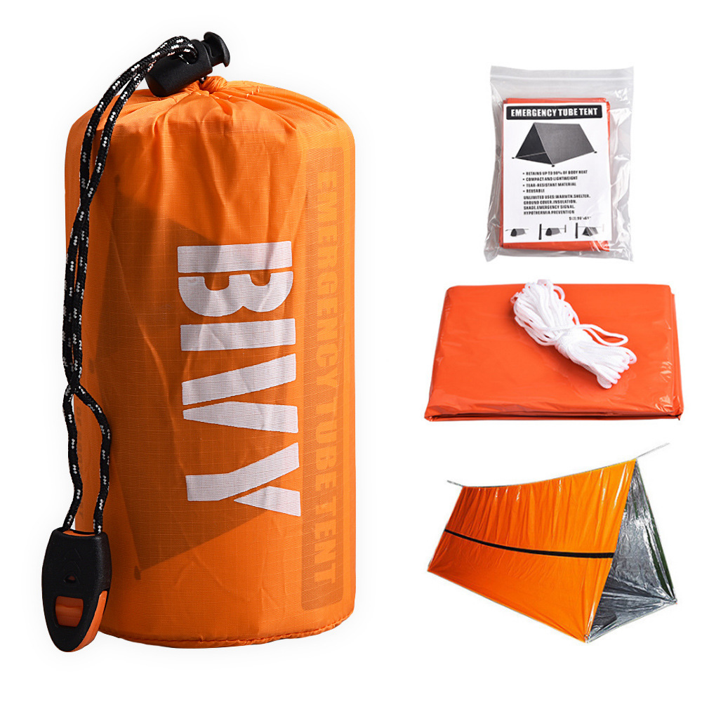 2 شخص مأوى للطوارئ Bivy مجموعة - مراجعة Emergency Mylar Tent وسعره