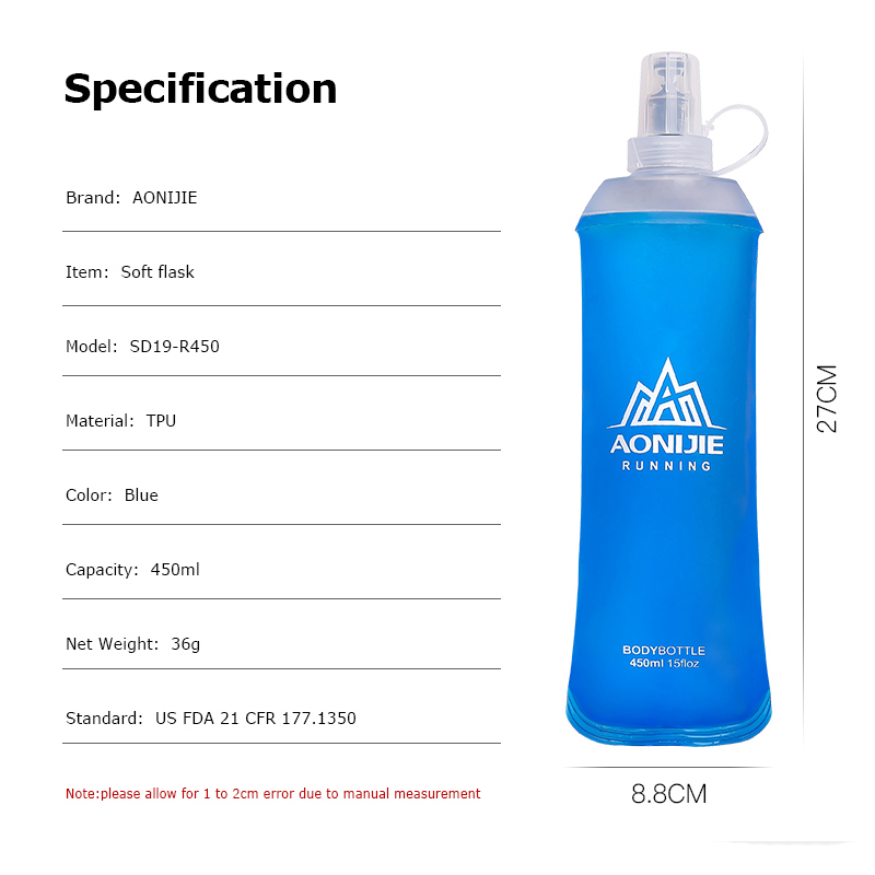 AONIJIE-قنينة ماء, موديل SD19  - مراجعة Water Bag Collapsible وسعره