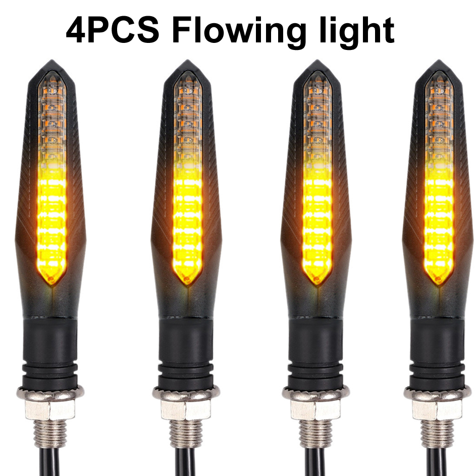 4 قطع إشارات انعطاف LED للدراج - مراجعة Sos Light Strobe وسعره