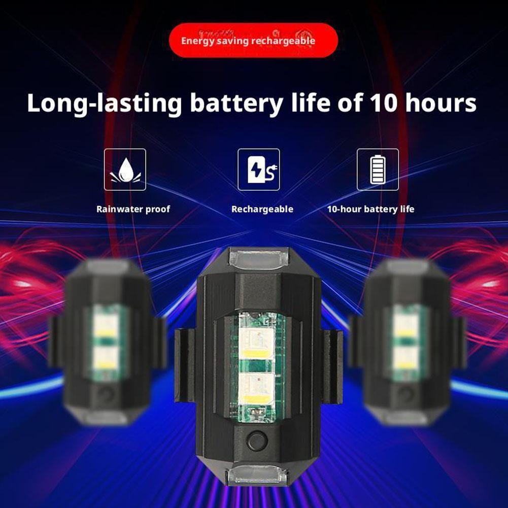 2 قطعة أضواء LED صغيرة ستروب د - مراجعة Sos Light Strobe وسعره