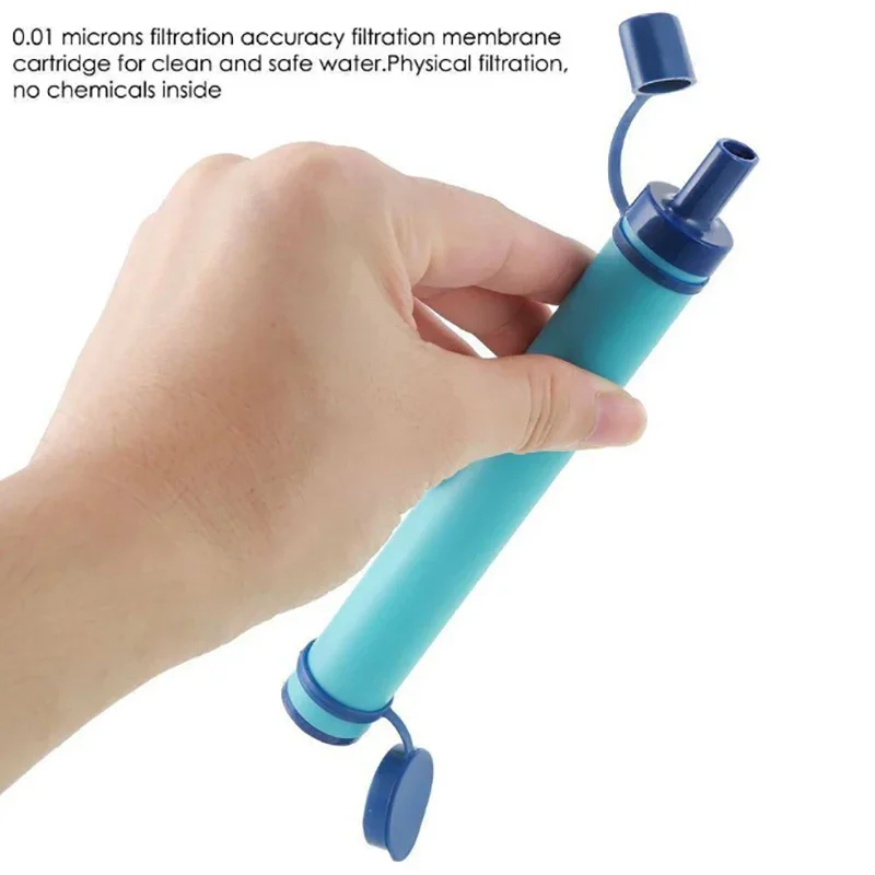 فلتر مياه محمول صغير للاستخدام - مراجعة Water Purification Straw وسعره
