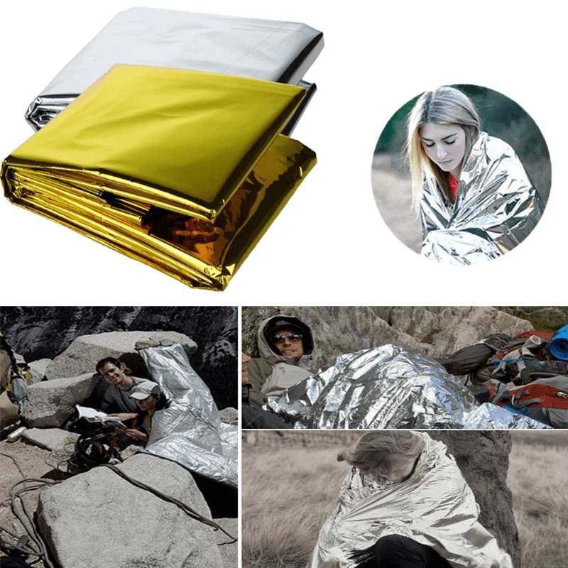 بطانية إسعافات أولية محمولة لل - مراجعة Survival Blanket Reflective وسعره