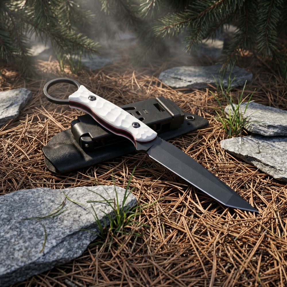 سكين مستقيم خفيف الوزن للتخييم - مراجعة Bushcraft Knife Fixed وسعره