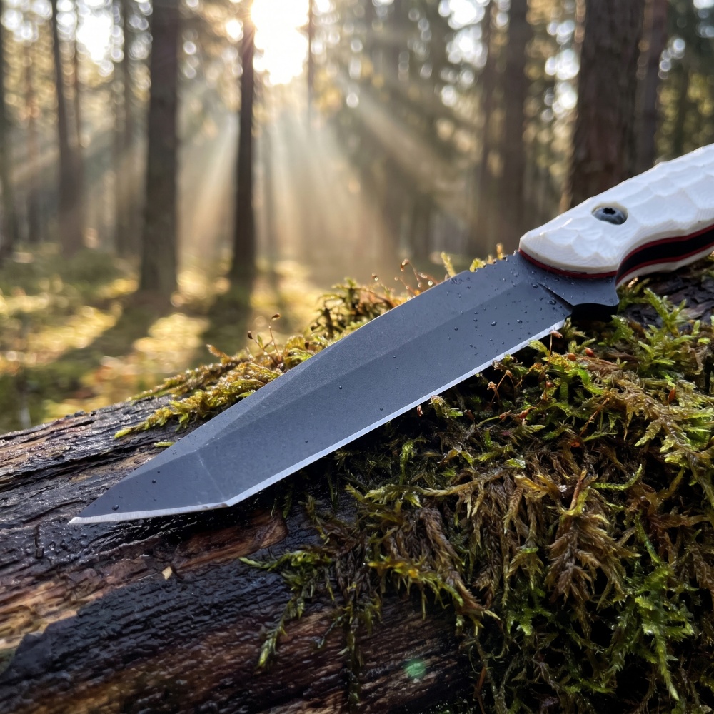 سكين مستقيم خفيف الوزن للتخييم - مراجعة Bushcraft Knife Fixed وسعره