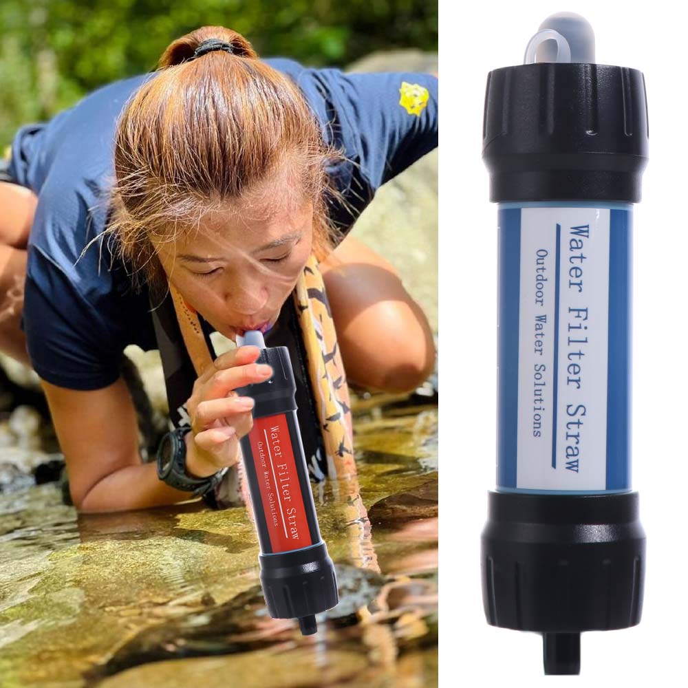 فلتر مياه محمول صغير على شكل ق - مراجعة Water Purification Straw وسعره