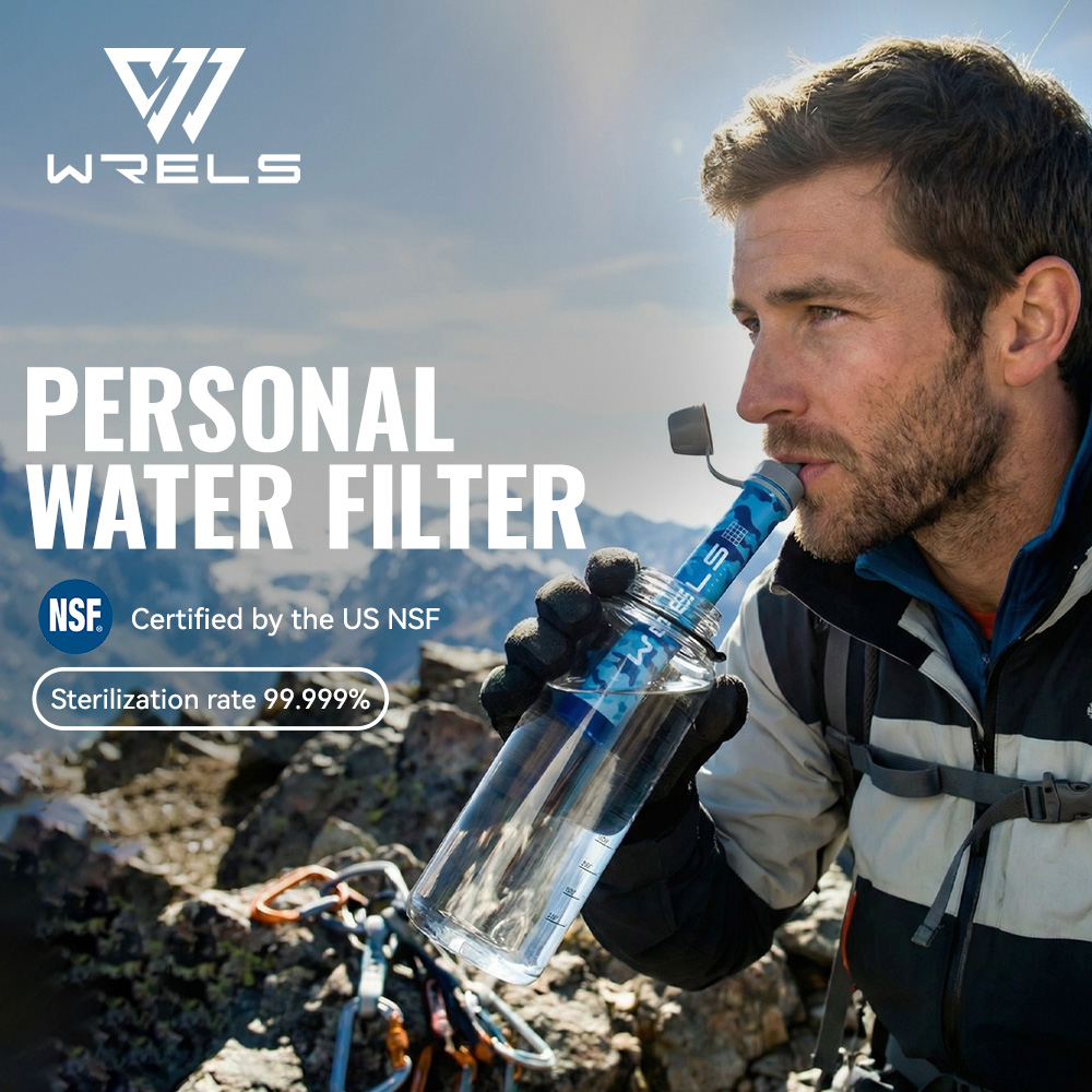 مجموعة فلتر مياه محمولة للاستخ - مراجعة Water Purification Straw وسعره