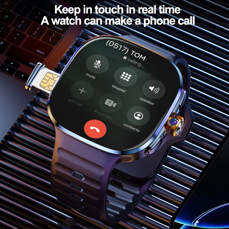 ساعة ذكية جديدة بشاشة كبيرة 4G - مراجعة Compass Lensatic وسعره