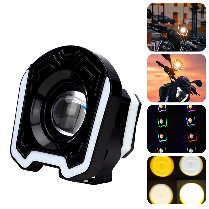 4 بوصة دراجة نارية LED الأضواء - مراجعة Sos Light Strobe وسعره